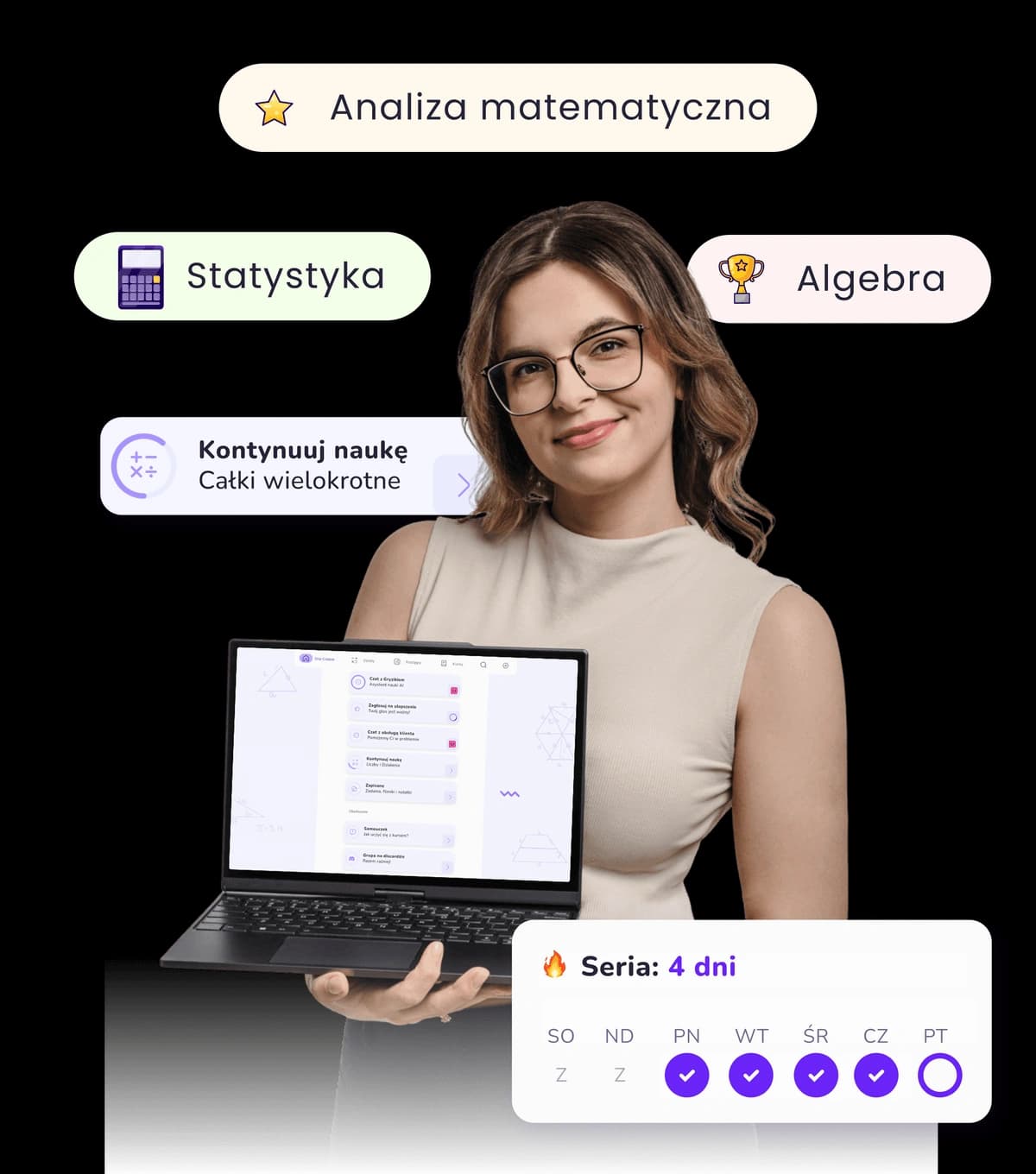 Aplikacja Nauka Gryzie do nauki na studiach