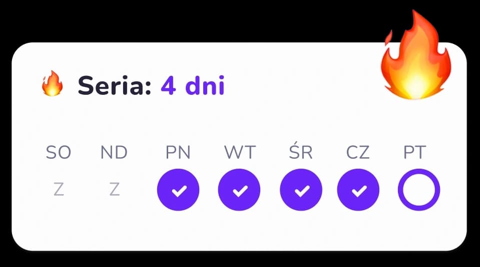 Seria dni nauki z rzędu