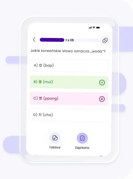Interaktywne zadania w aplikacji