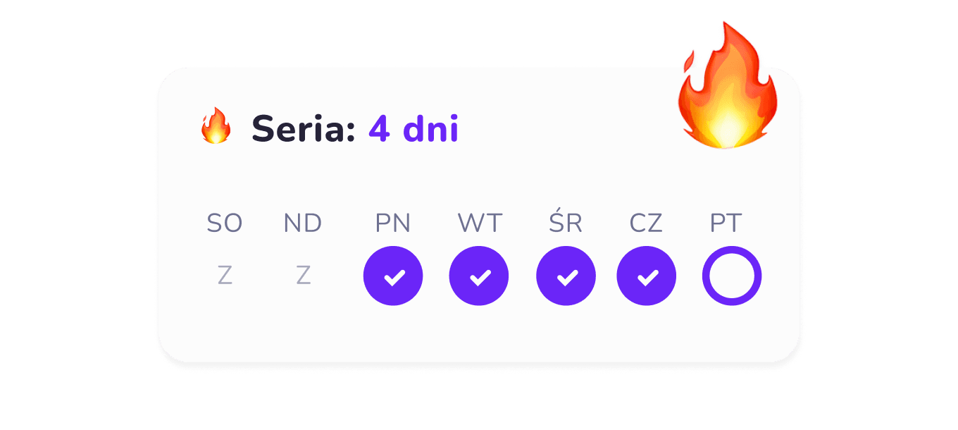 Seria dni nauki z rzędu