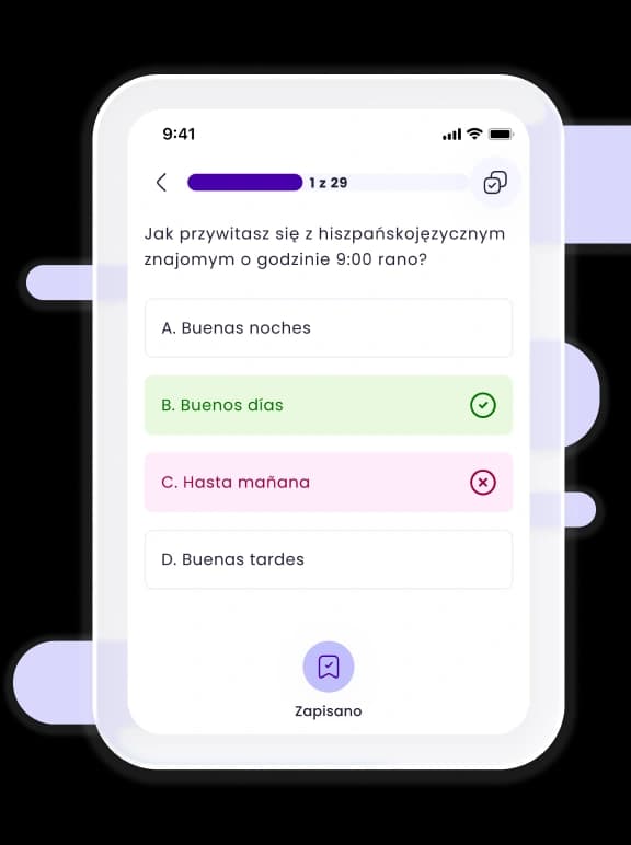 Interaktywne zadania w aplikacji