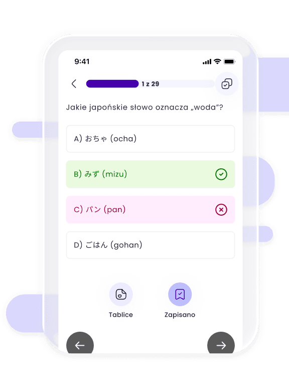 Interaktywne zadania w aplikacji