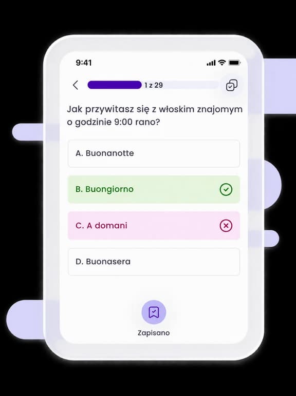 Interaktywne zadania w aplikacji