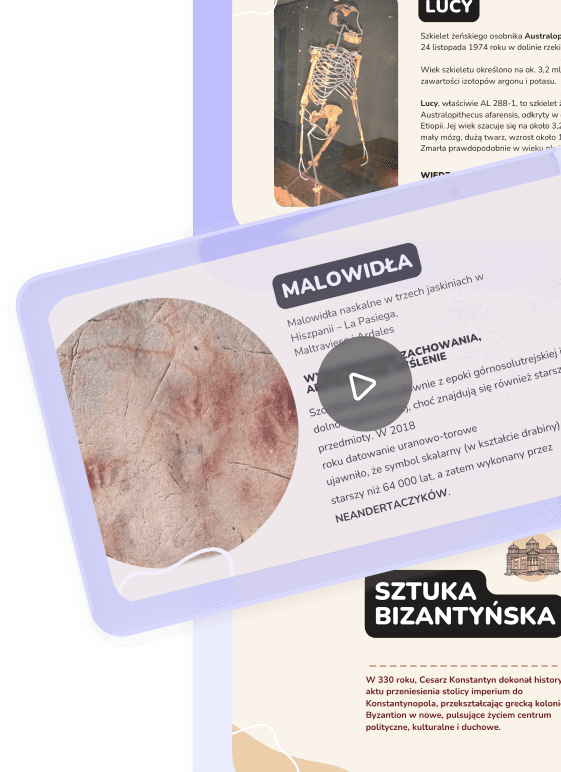 Lekcja wideo w aplikacji