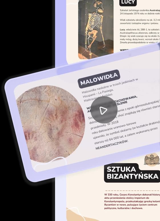 Lekcja wideo w aplikacji