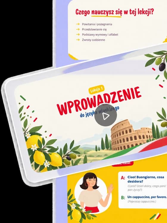 Lekcja wideo w aplikacji