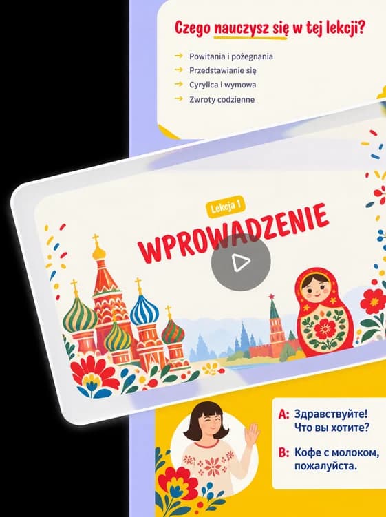 Lekcja wideo w aplikacji